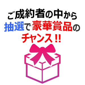 ご成約者は抽選で豪華賞品贈呈! ご成約者は抽選で豪華賞品贈呈!